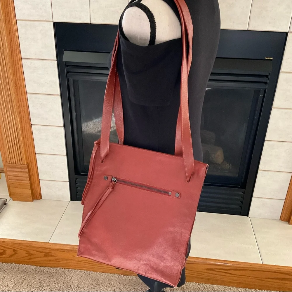 Kooba Leather Fairfield Convertible Backpack/Shoulder Handbag